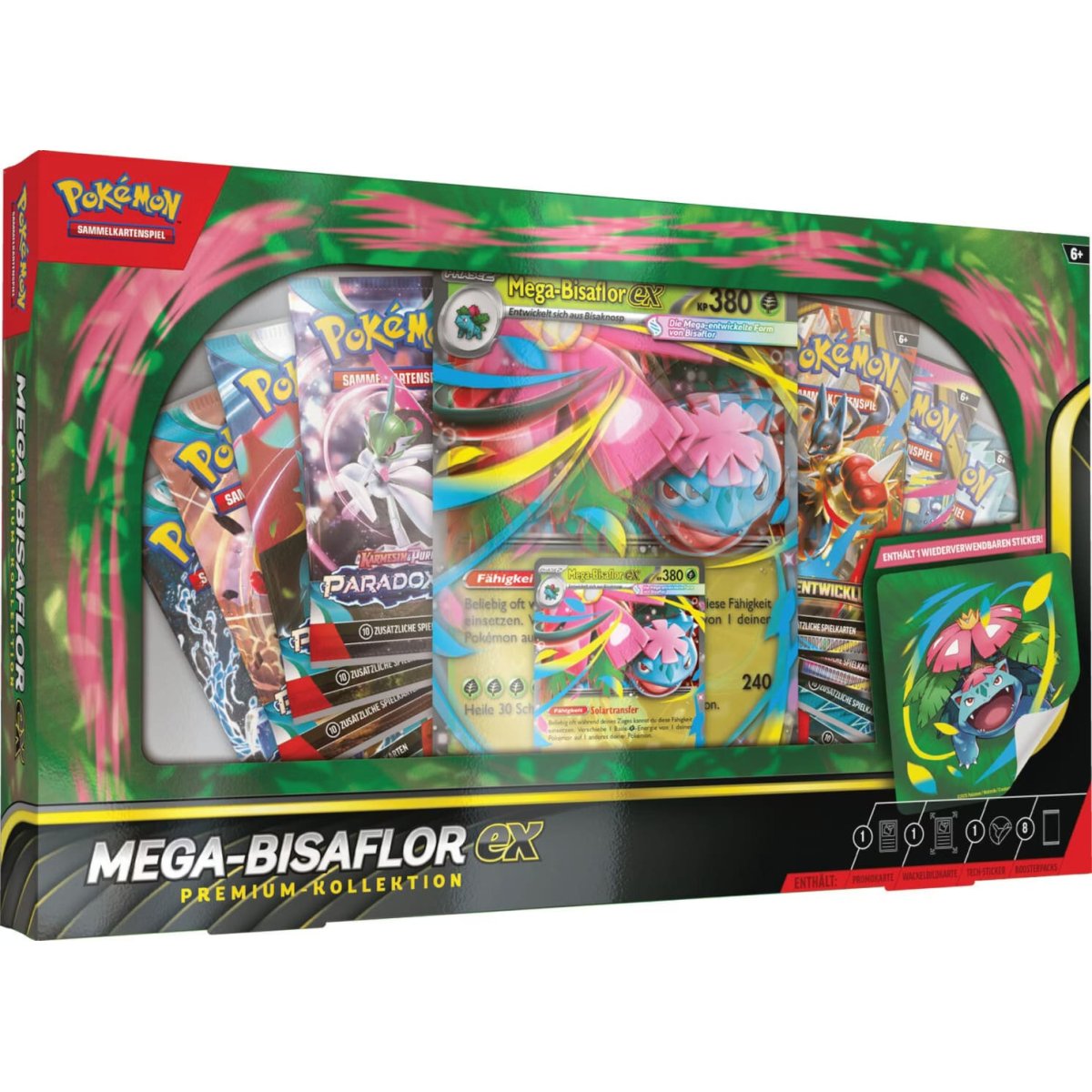 Mega-Bisaflor ex – Premium Kollektion – Mega Entwicklung – Pokémon Deutsch 🇩🇪 CoolUp Cards